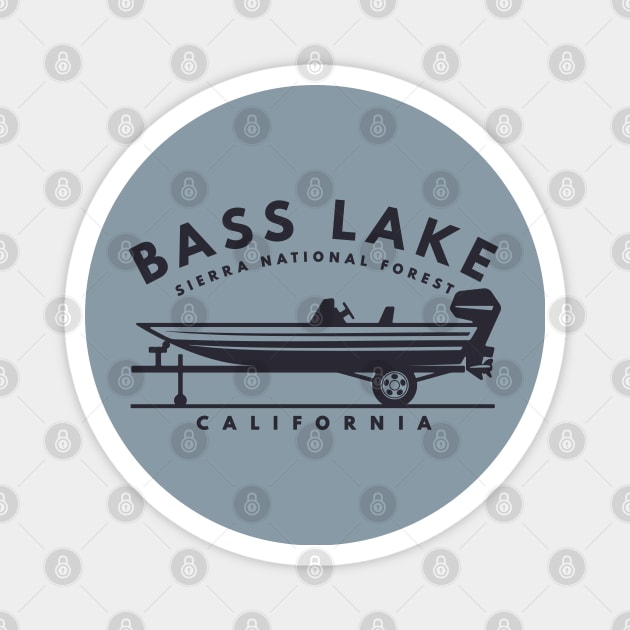 BASS LAKE SIERRA NATIONAL FOREST Magnet by Spatium Natura